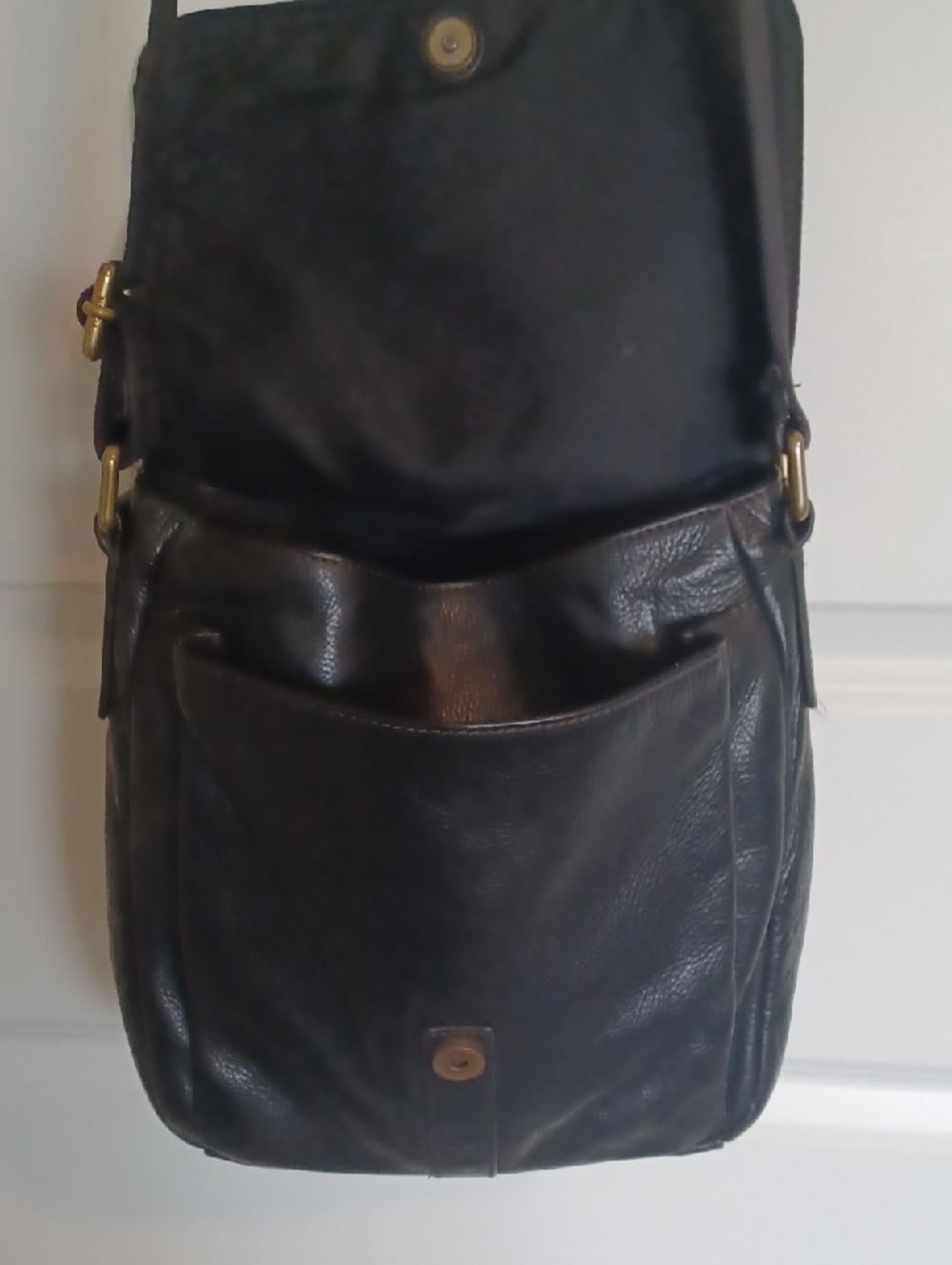 Fossil Travis City Bag Leather Messenger - Picture 6 of 12